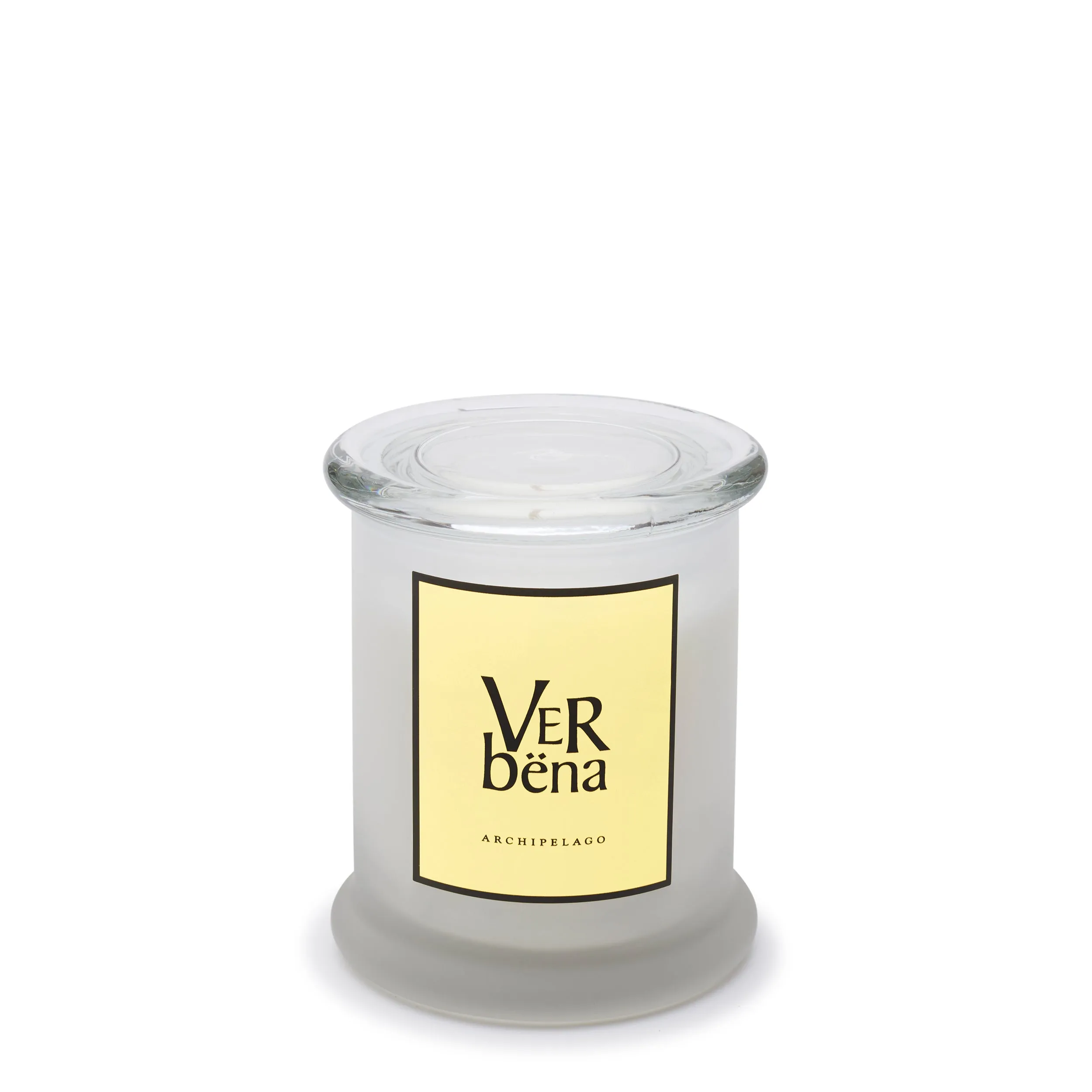 Verbena Frosted Jar Candle