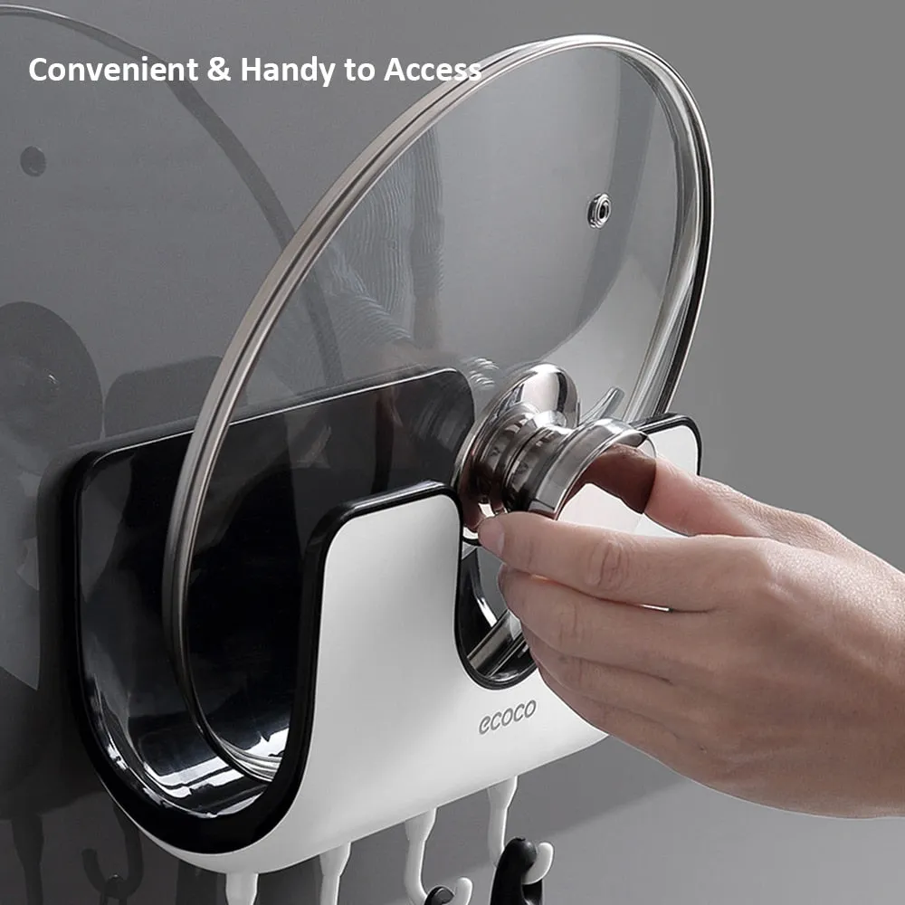 Wall Mounted Lid Rack Holder