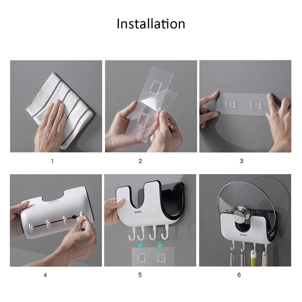 Wall Mounted Lid Rack Holder