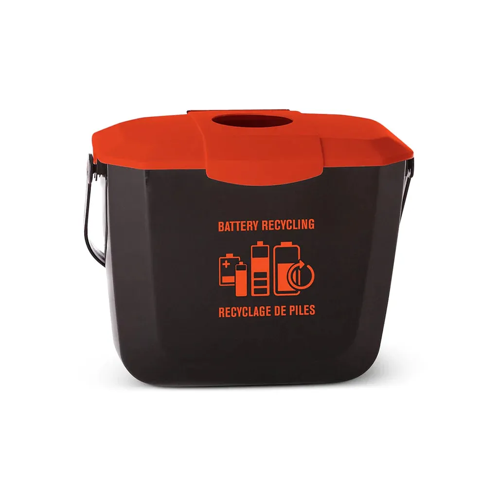 Waste Container - Globe 2 Gallon Battery Collection Bin, 9309