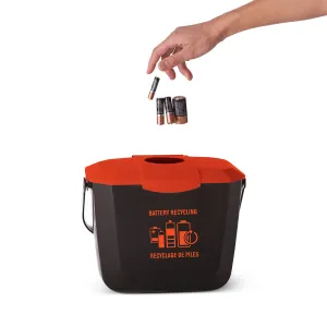Waste Container - Globe 2 Gallon Battery Collection Bin, 9309