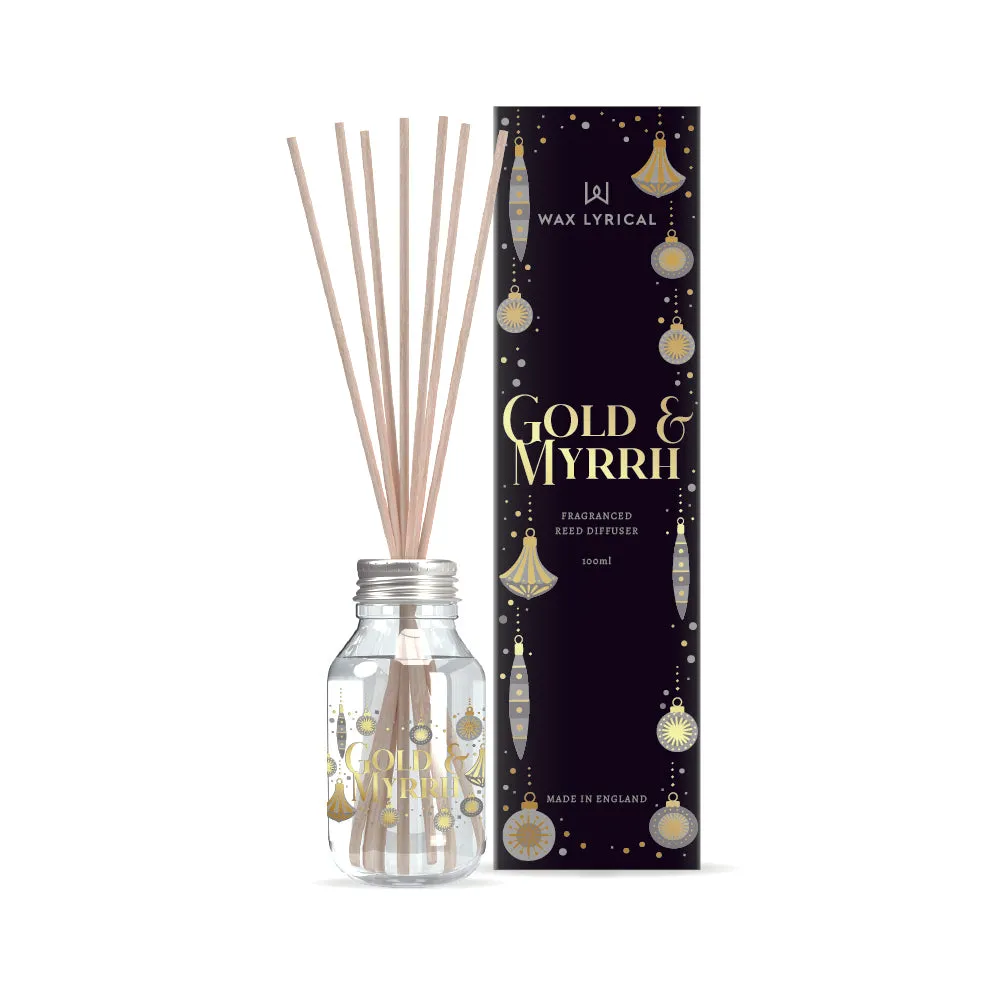 Wax Lyrical 100ml Gold & Myrrh Reed Diffuser