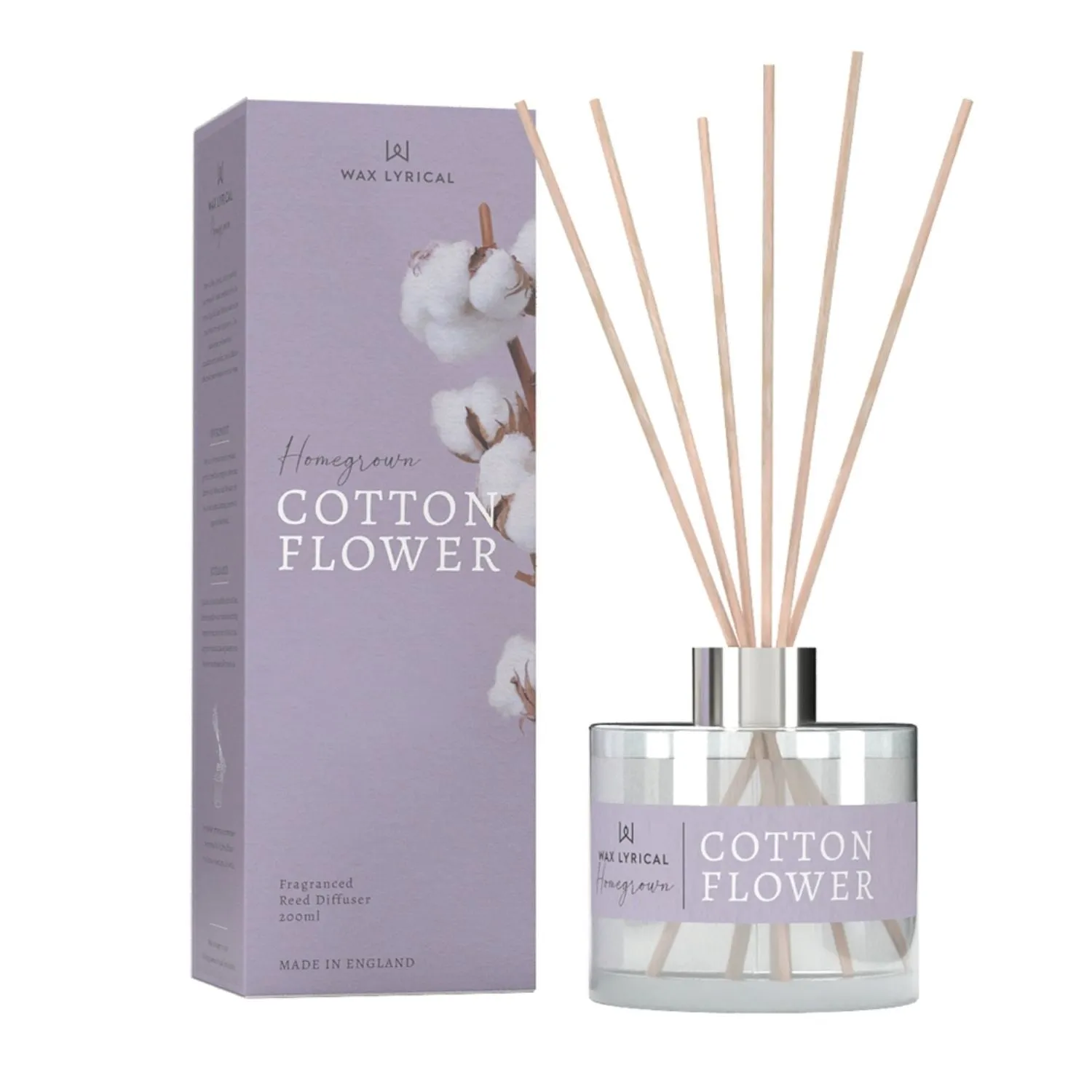 Wax Lyrical 200ml Cotton Flowers Reed Diffuser - HG0404
