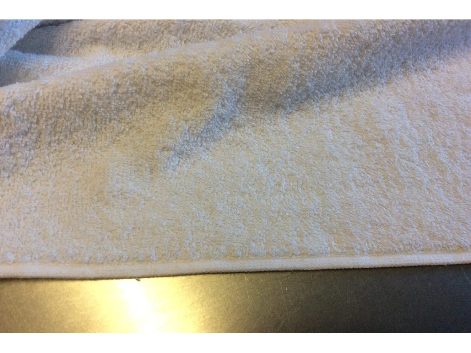 WHITE - Pure Cotton Thick LUXURY TERRY TOWELLING  for Towels, Babies, Nappy, Diaper, Fabric 400 gsm