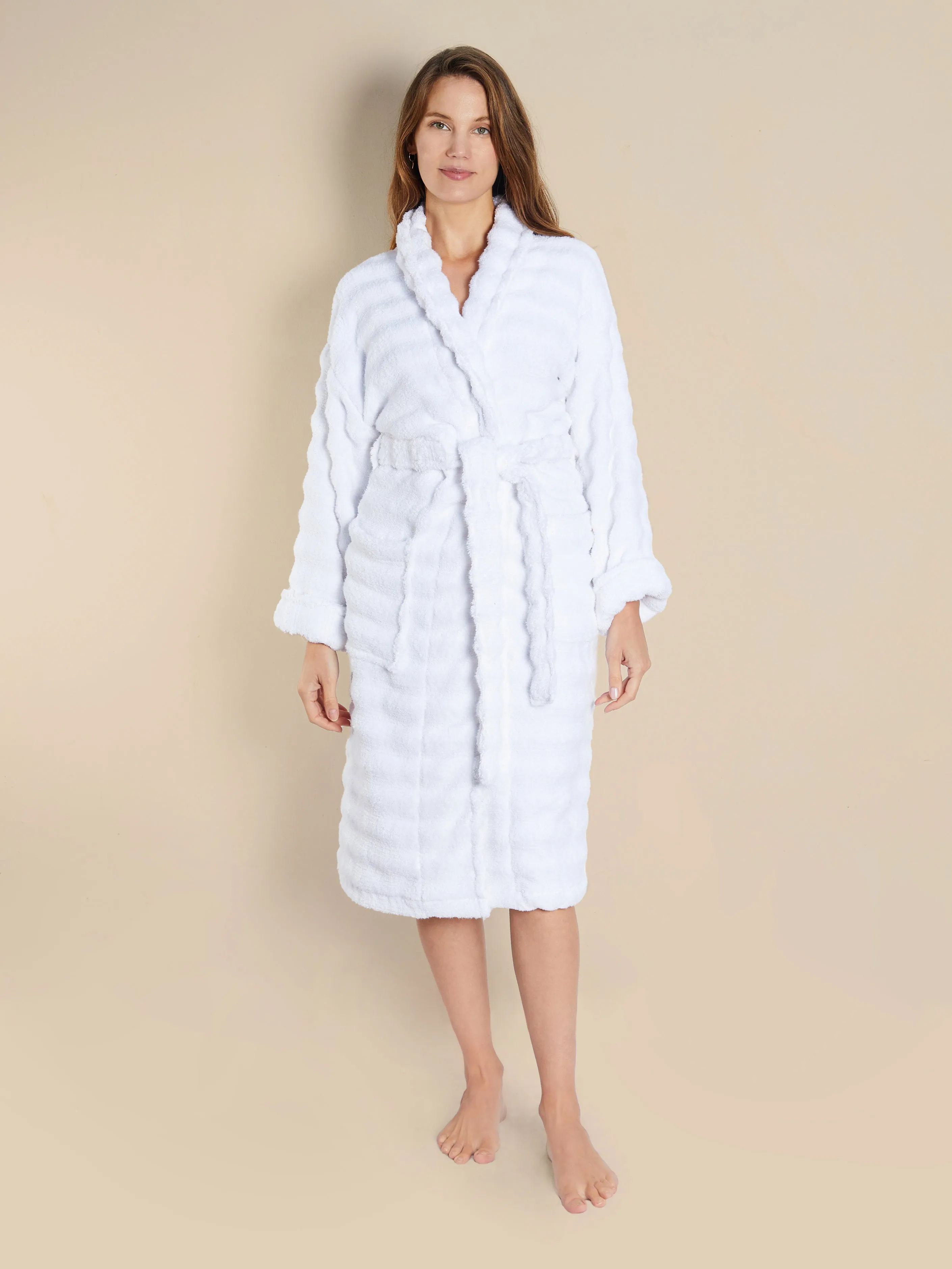 Women's Towelling Bathrobe - Seaspray